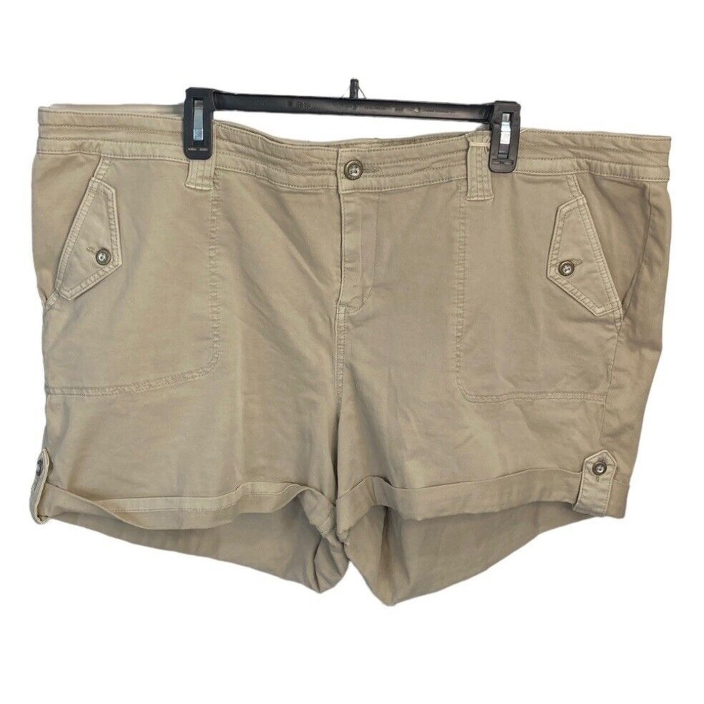Torrid 3.5” Military Short Beige Size 26